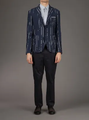 ニールバレット　テーラードジャケット　アンコンジャケット　ステッチ　イタリア製 ニールバレット テーラードジャケット アンコンジャケット