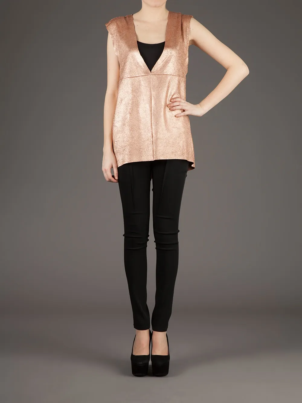 Drome sleeveless top Roze