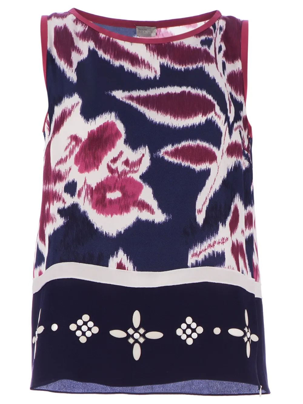 Mantu printed sleeveless top | morado | Image 1