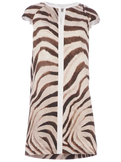Mantu zebra print dress