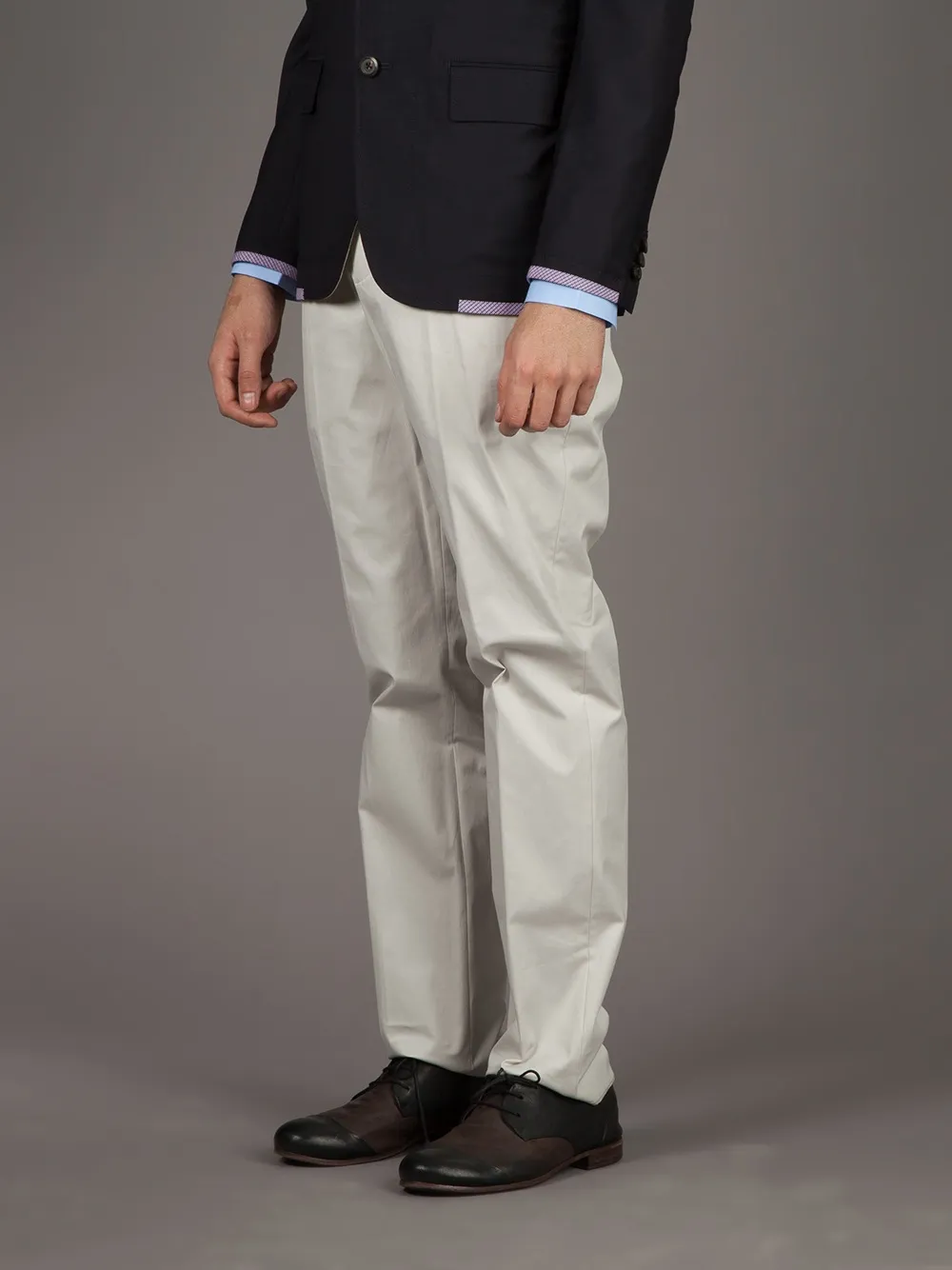 Neil Barrett Elasticated Waist Trouser In White