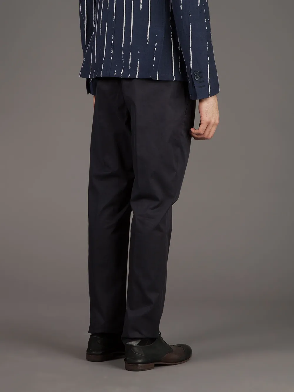 Neil Barrett Elasticated Waist Trouser In Blue