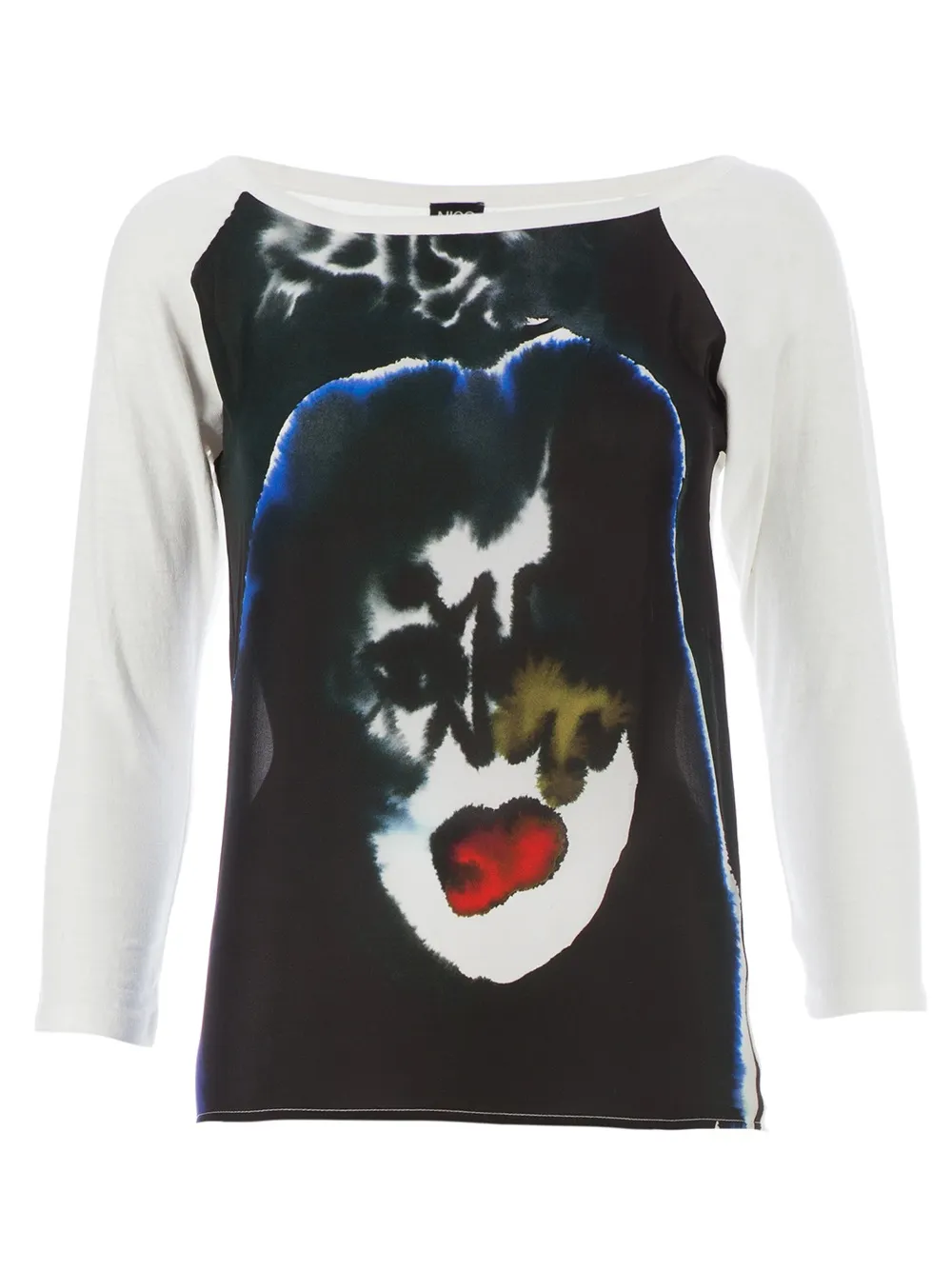 Nico Printed Longsleeved T-shirt In White