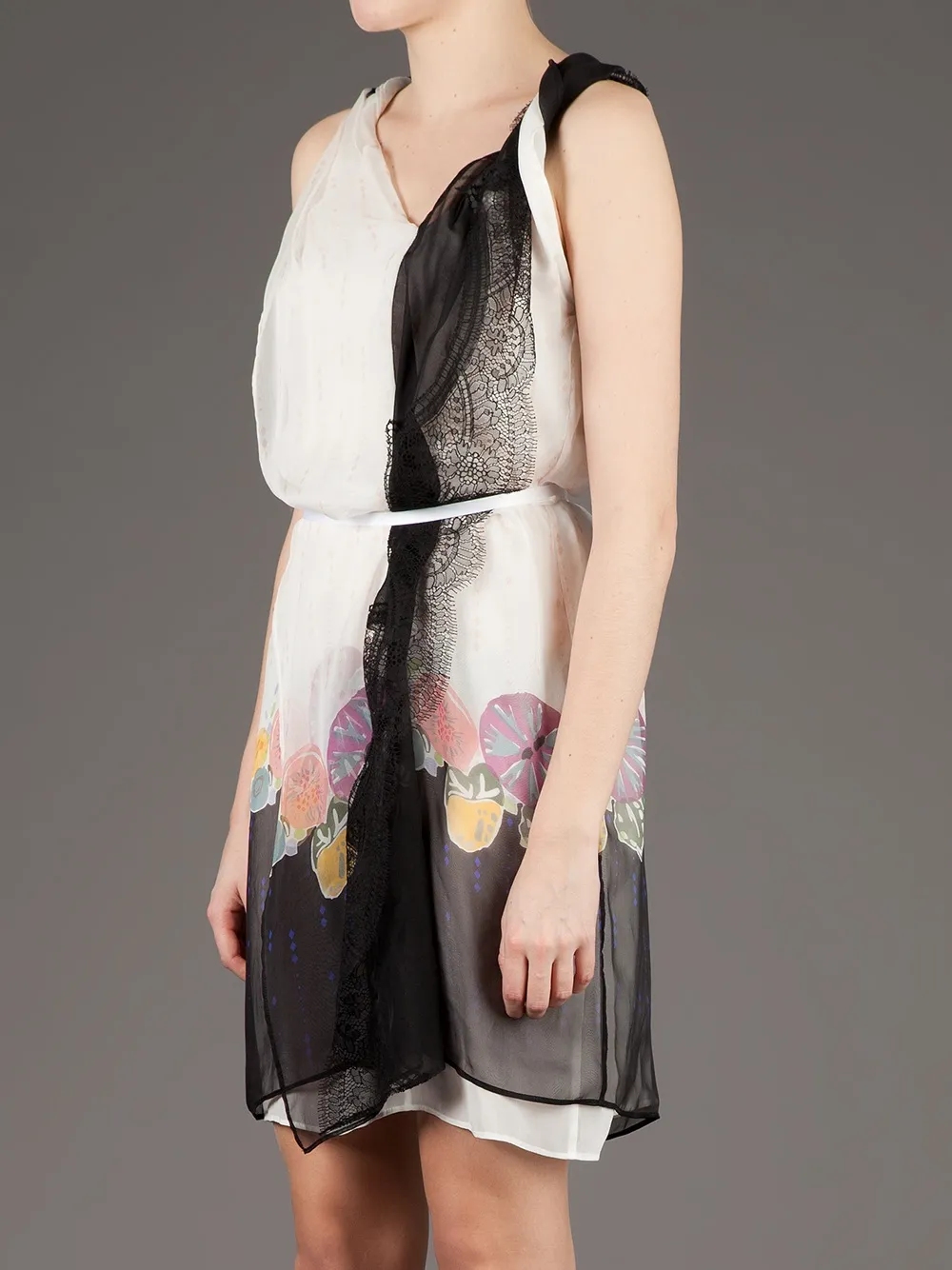 Sharon Wauchob Printed Dress In White