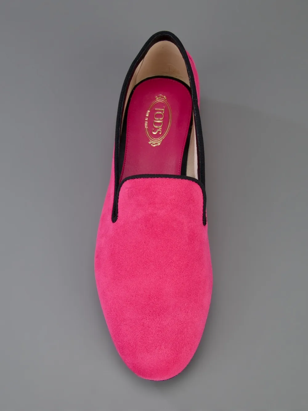 Tod's flat loafer Roze