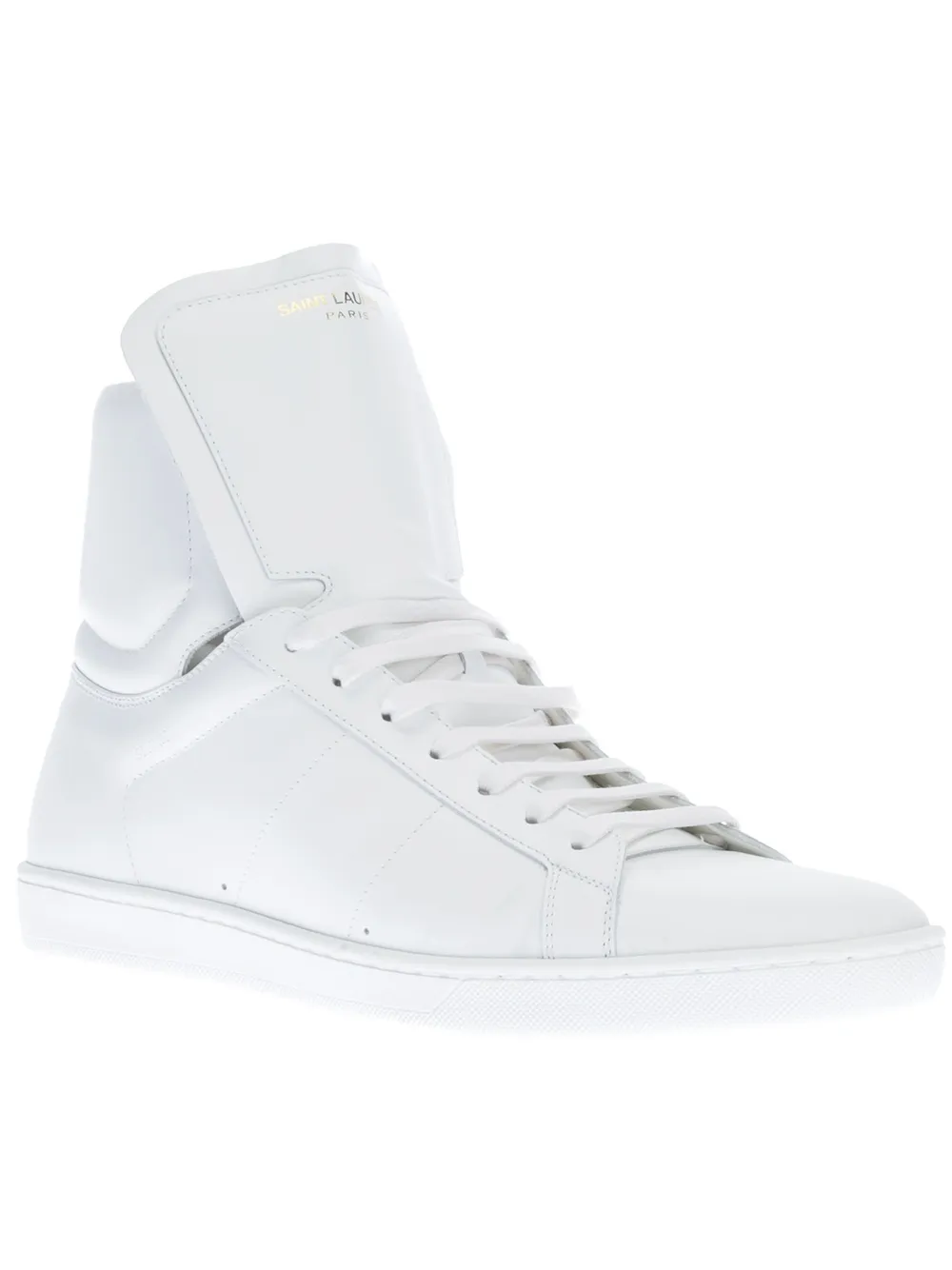 saint laurent women's high top sneakers