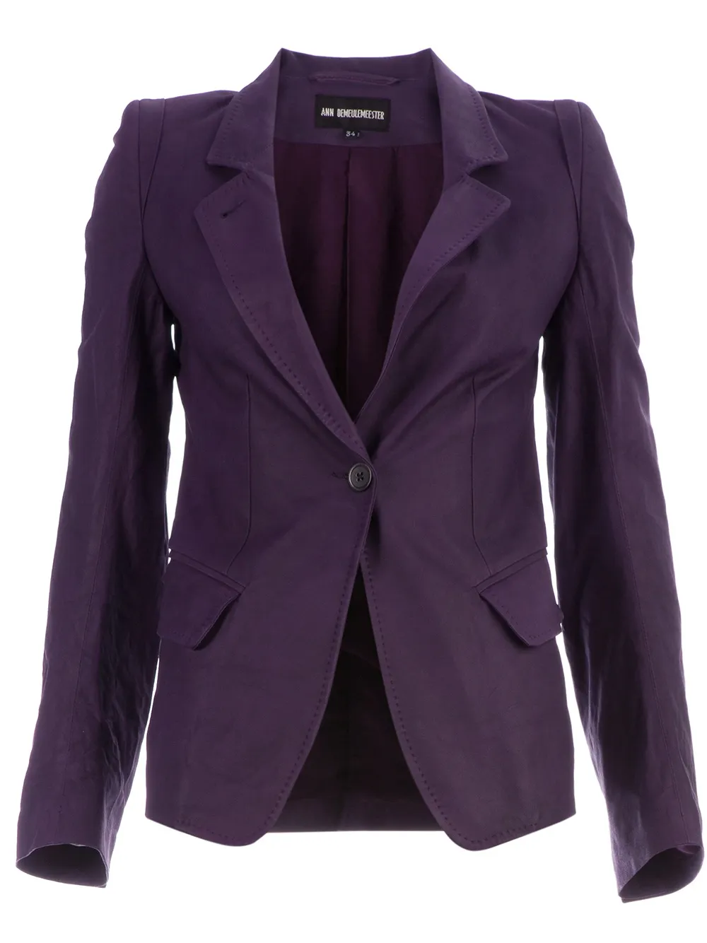 Ann Demeulemeester buttoned blazer - Viola