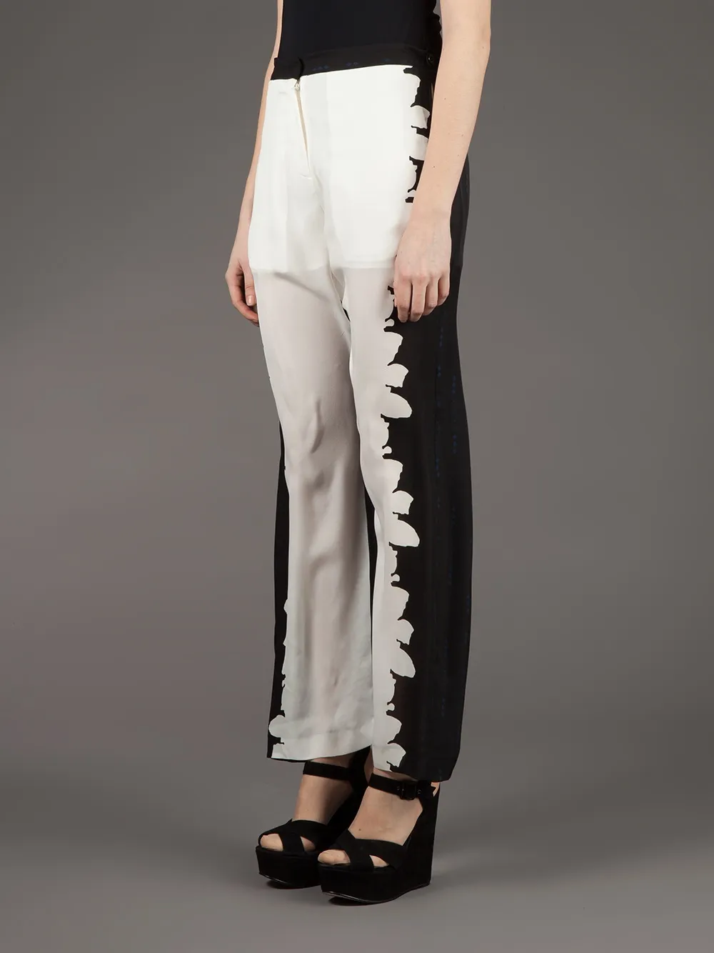 Sharon Wauchob Wide Leg Trouser In Black