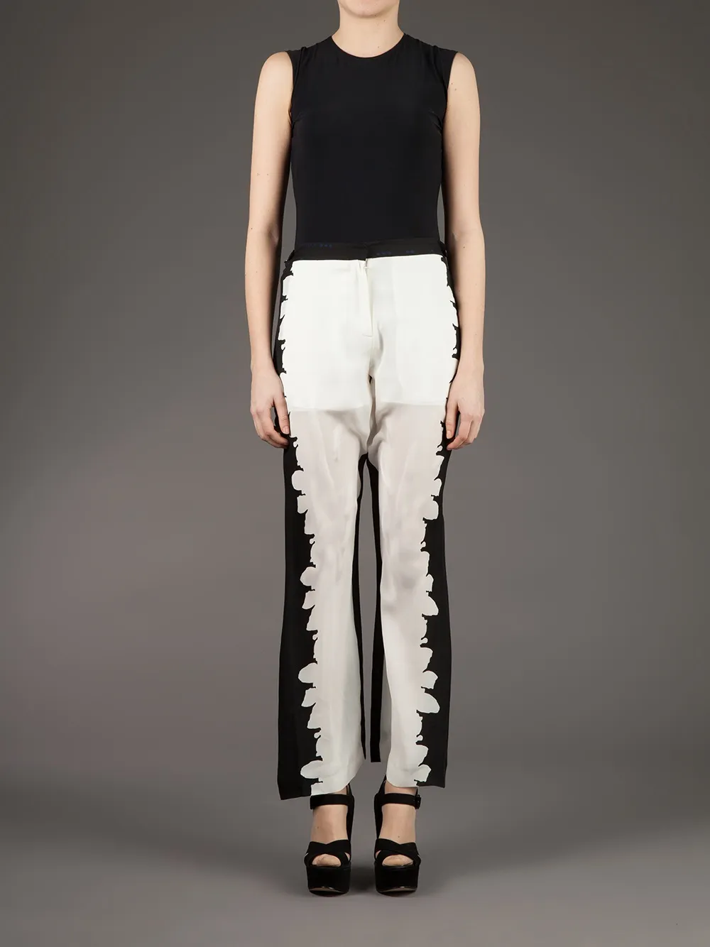 Sharon Wauchob Wide Leg Trouser In Black