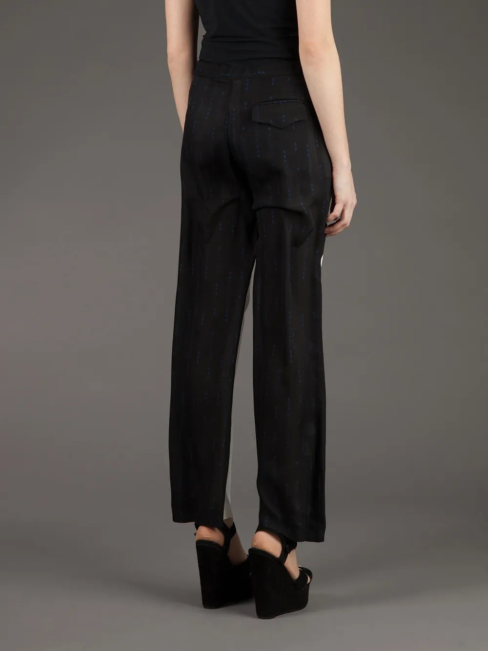 Sharon Wauchob Wide Leg Trouser In Black