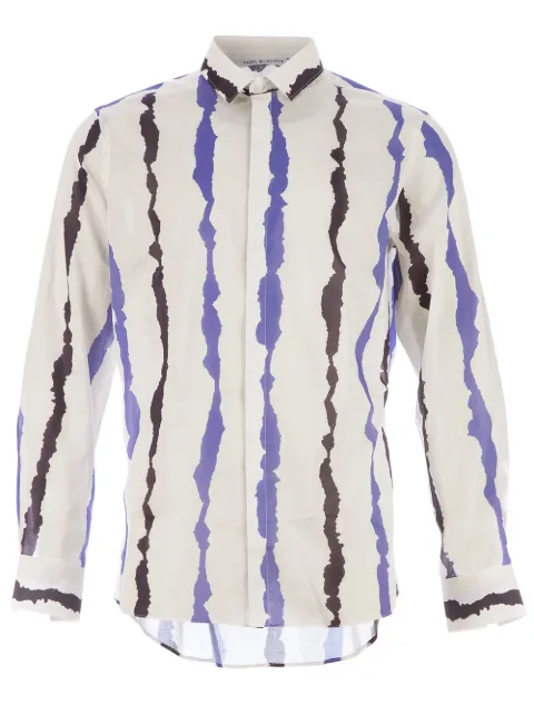 Neil Barrett bleach striped shirt