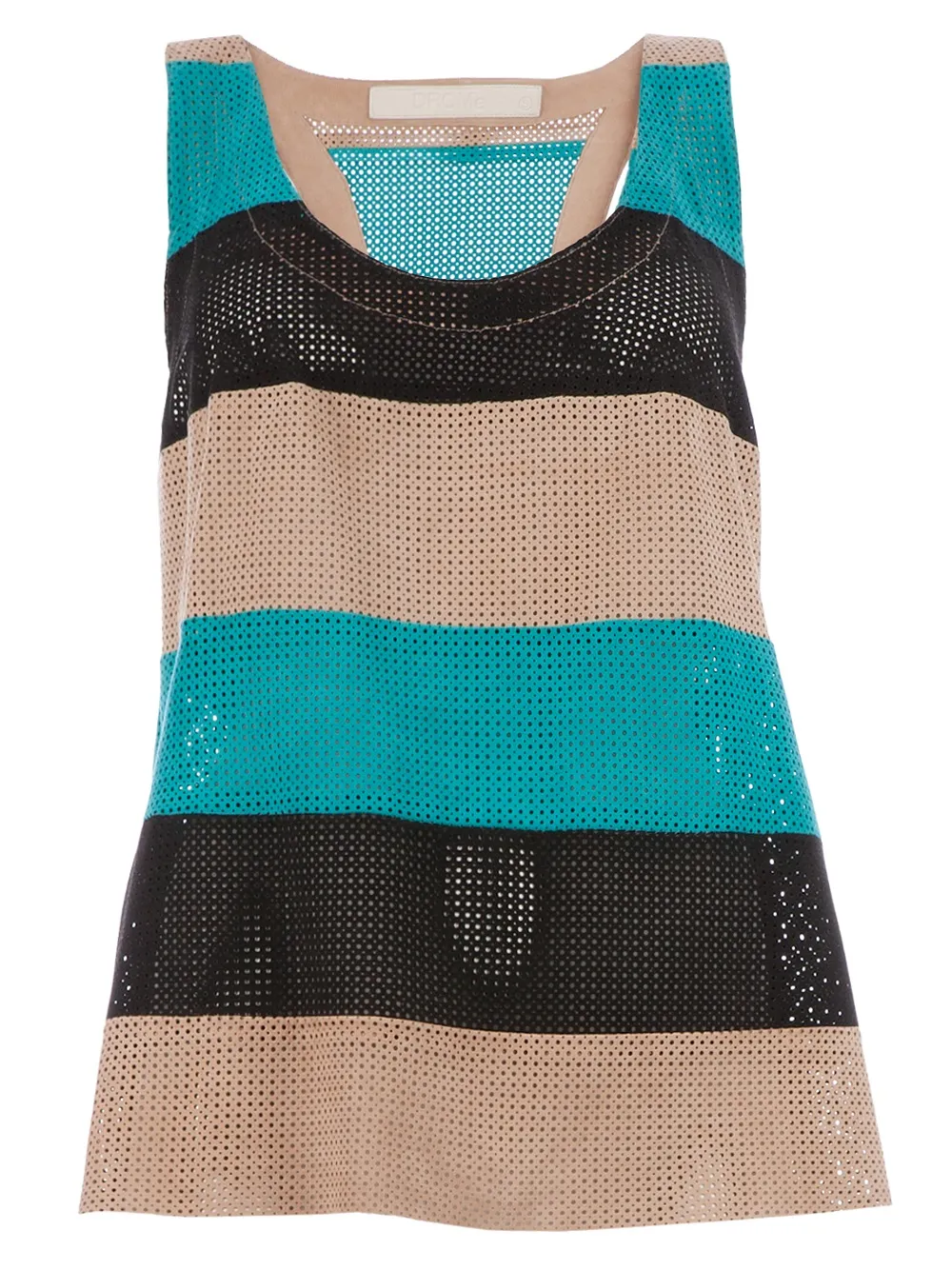 Drome stripe vest - ブラック Drome stripe vest - ブラック