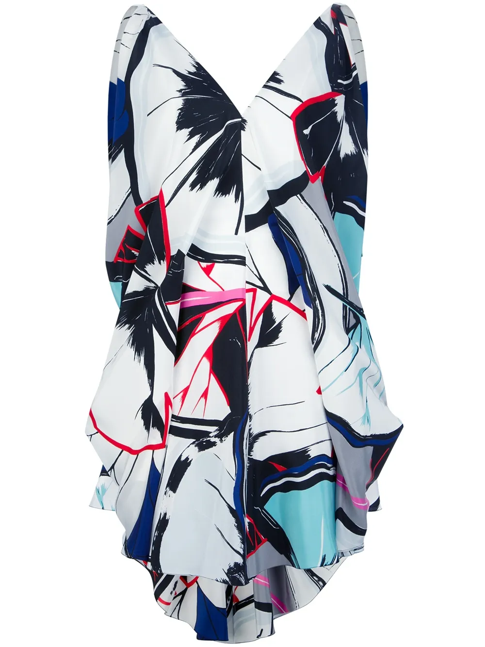 Balenciaga gingko print dress - Mehrfarbig