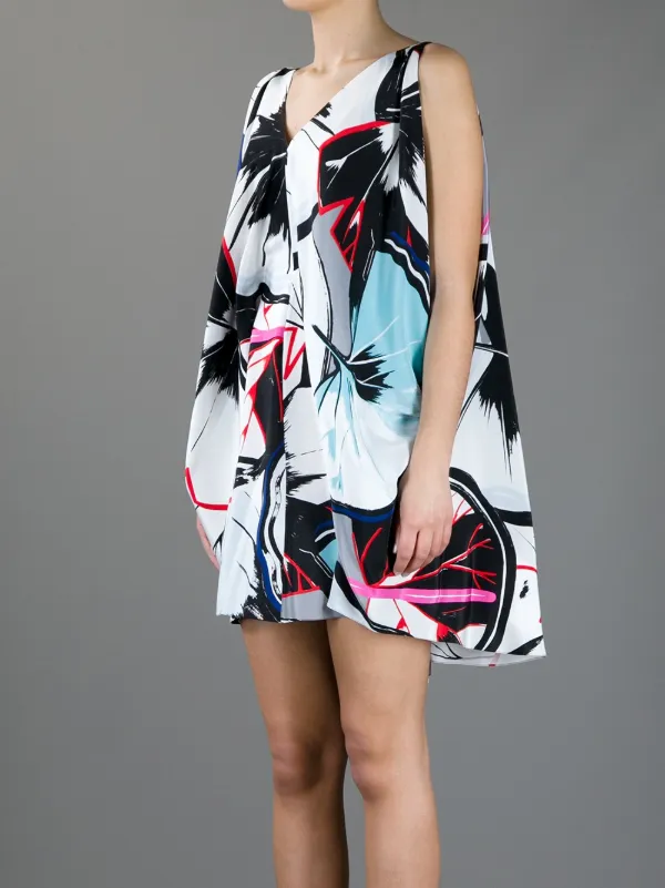 Balenciaga print dress discount