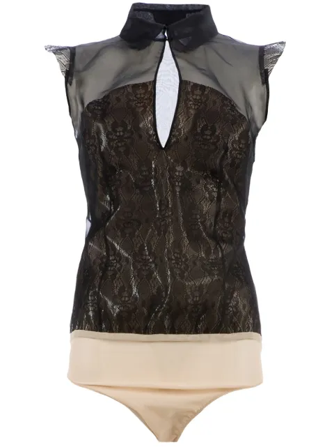 Cristiano Burani sheer lace blouse