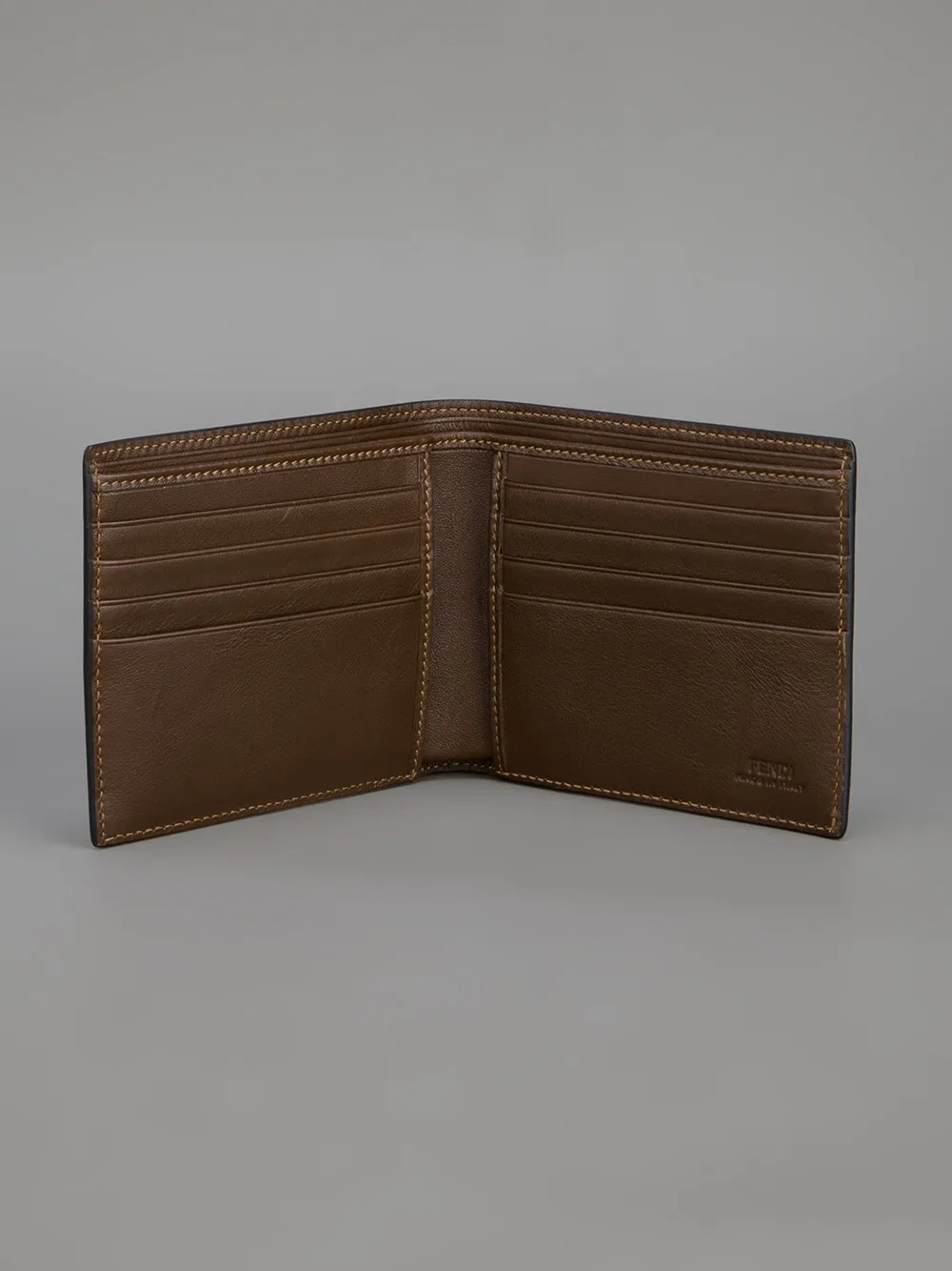 FENDI 'Zucca Bifold Wallet- Zwart