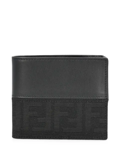 FENDI logo-pattern bifold wallet