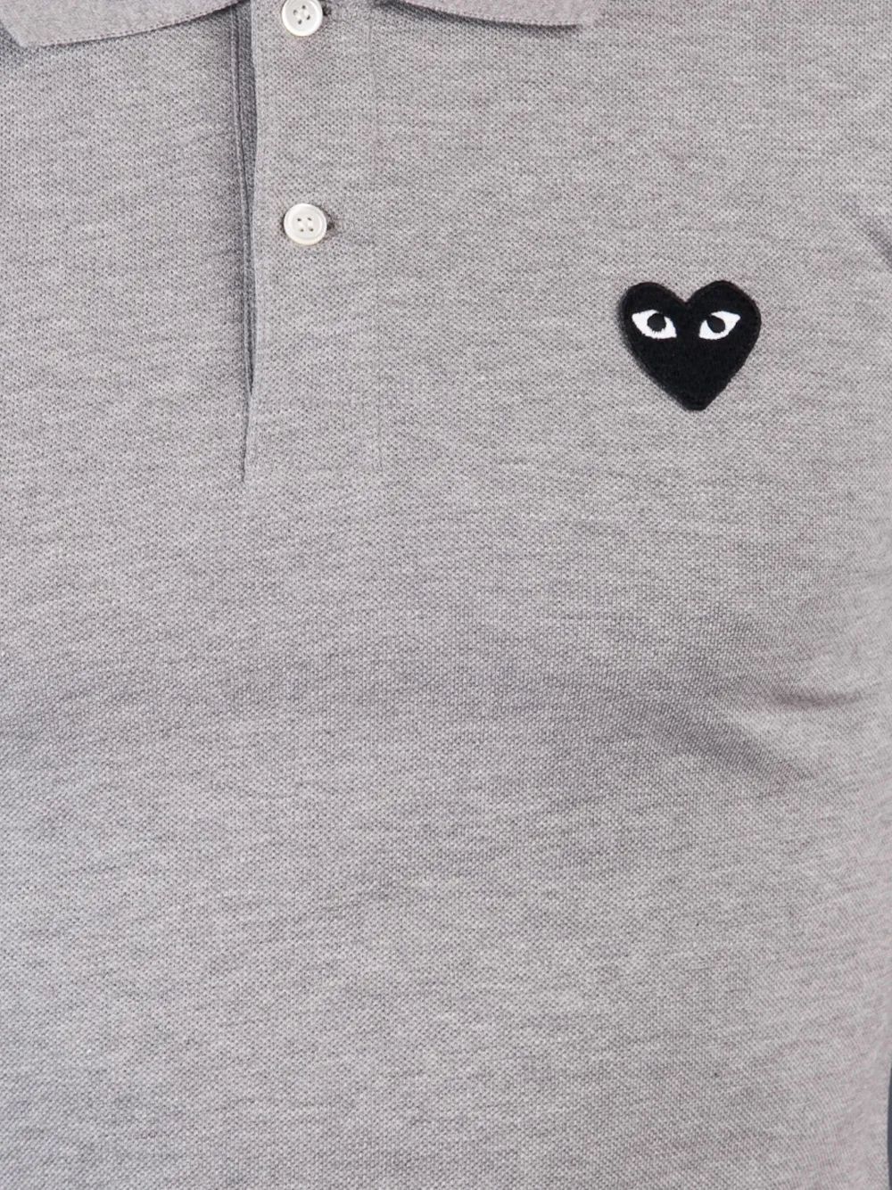 Comme Des Garçons Play Polo t-shirt Grijs