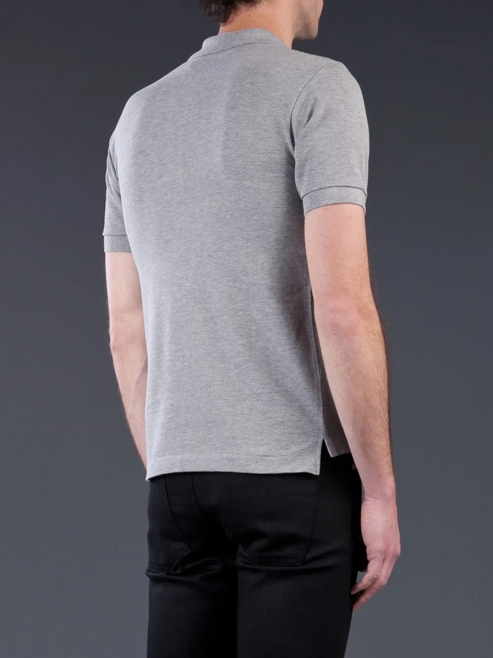 Comme Des Garçons Play Polo t-shirt Grijs