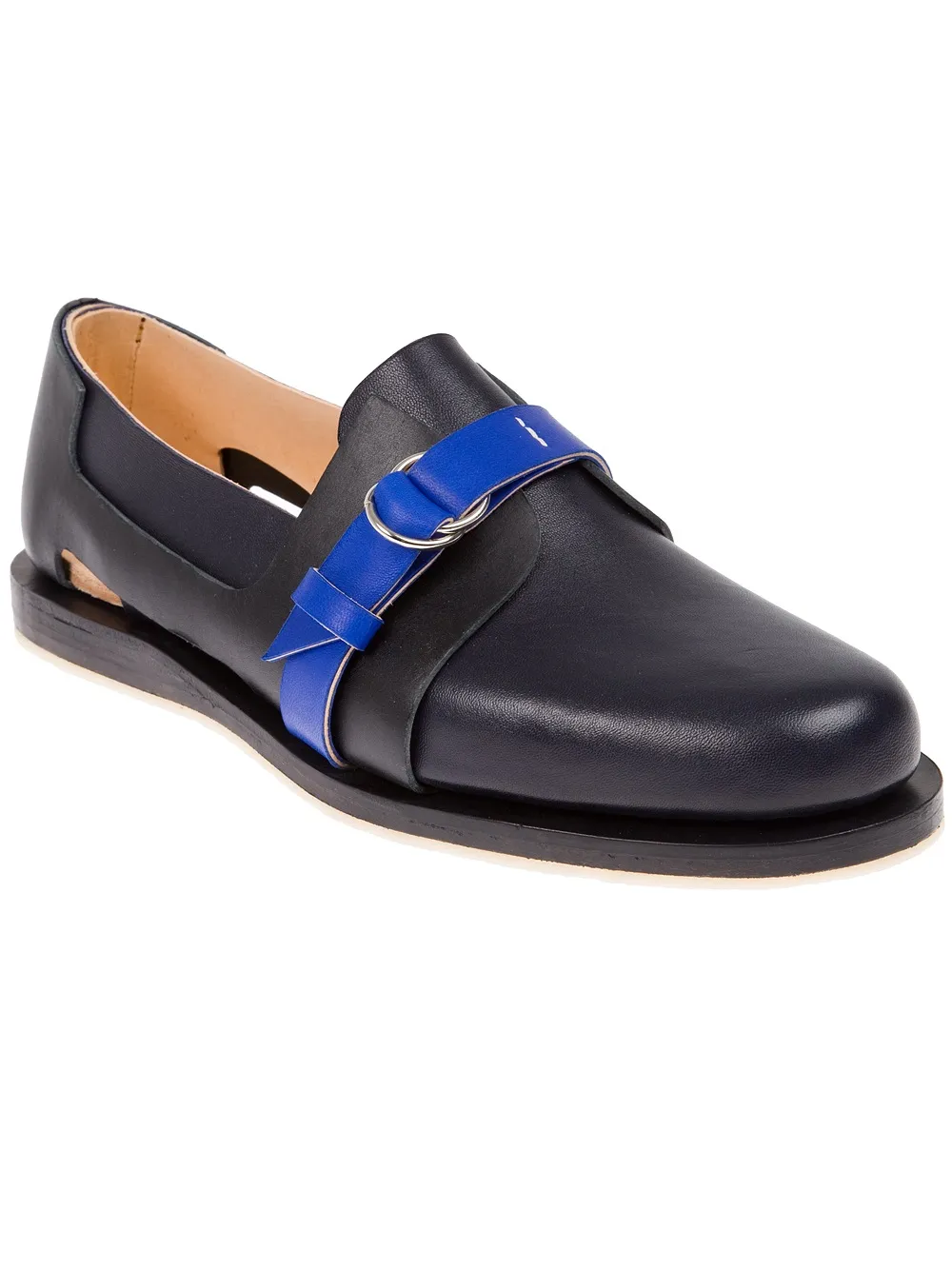 Ets Callatay contrast monk strap shoe Blue