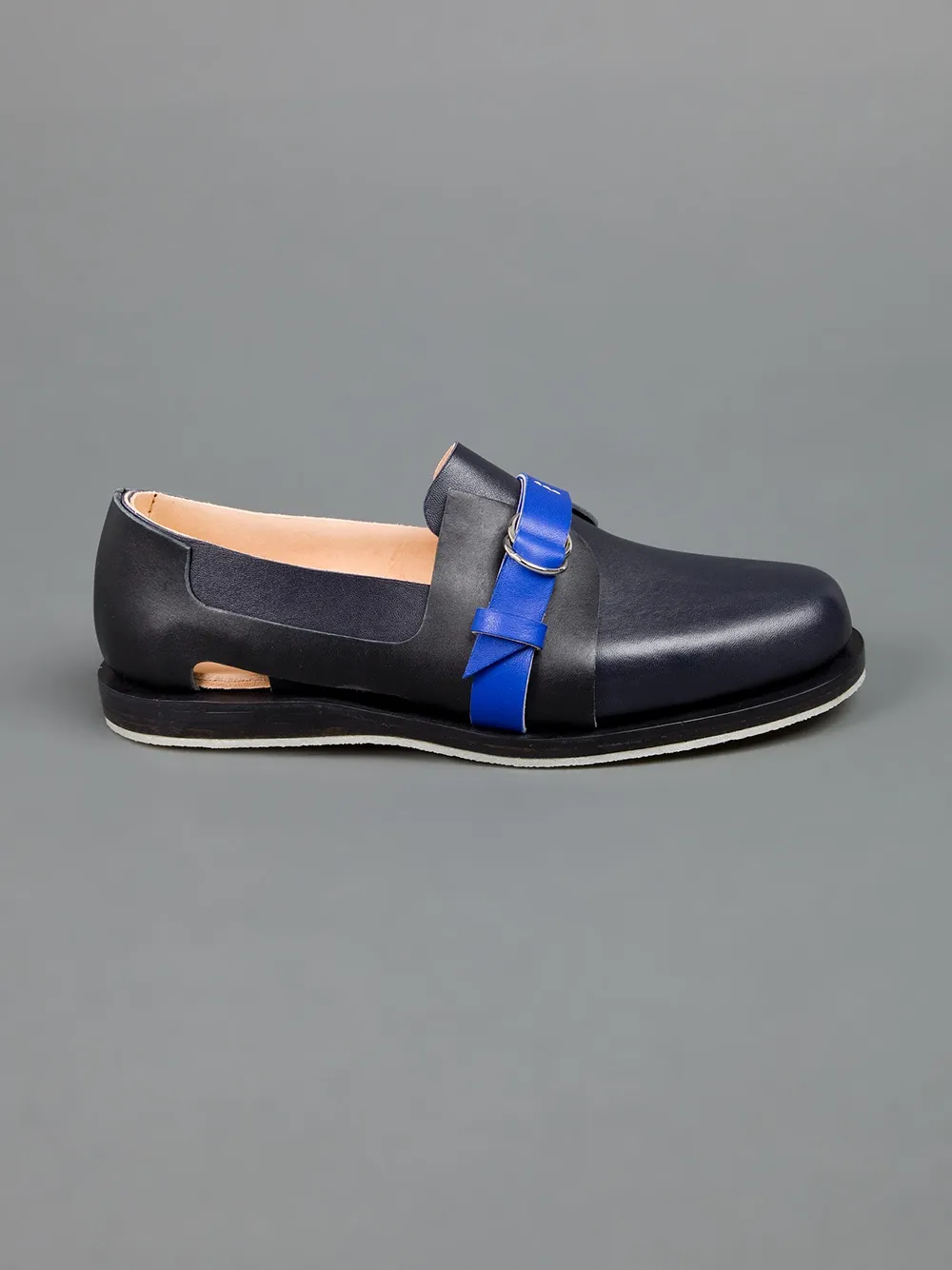 Ets Callatay contrast monk strap shoe - Blauw