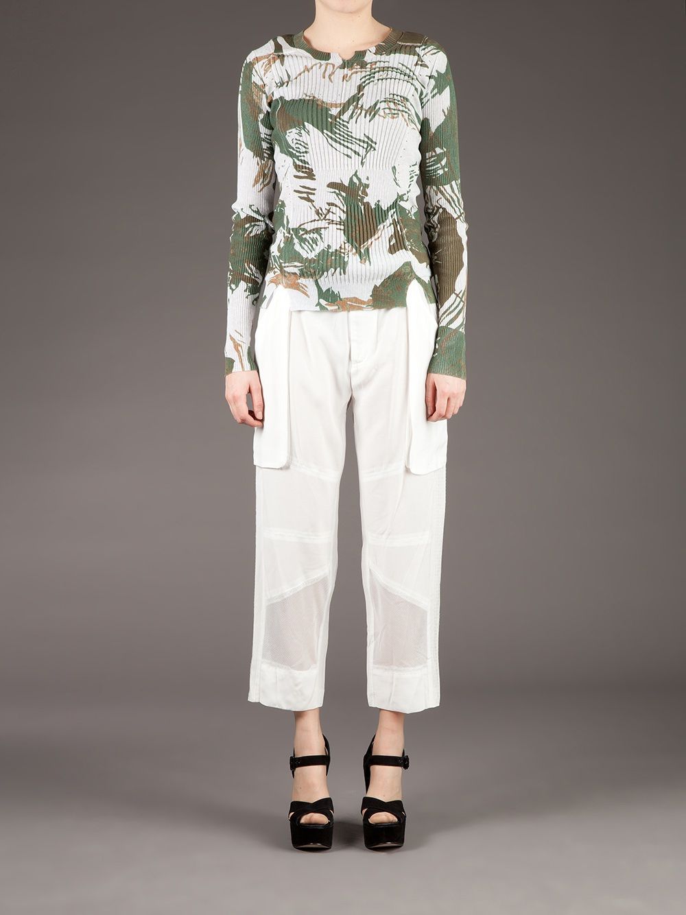 EDUN abstract print ribbed sweater | Sudaderas | Image 2