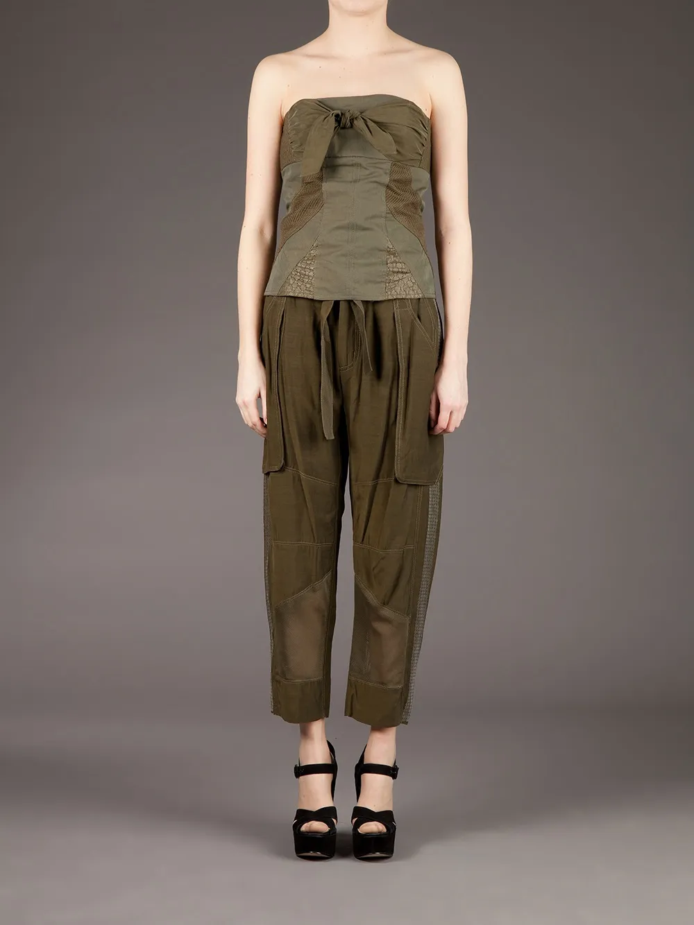 EDUN paneled bandeau top | Blouses | Image 2