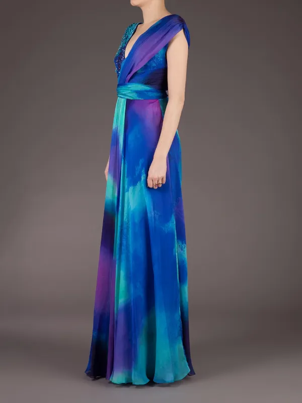 Matthew Williamson Maxi Dress | Blue