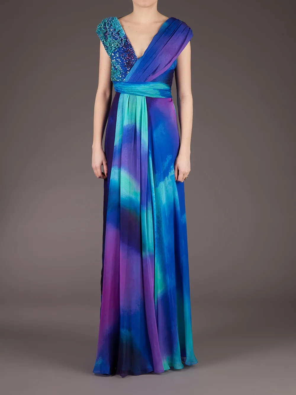 Matthew Williamson maxi dress - Blauw