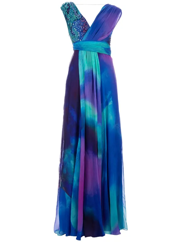 matthew williamson silk dress Vintage Matthew Williamson Silk Empire Dress