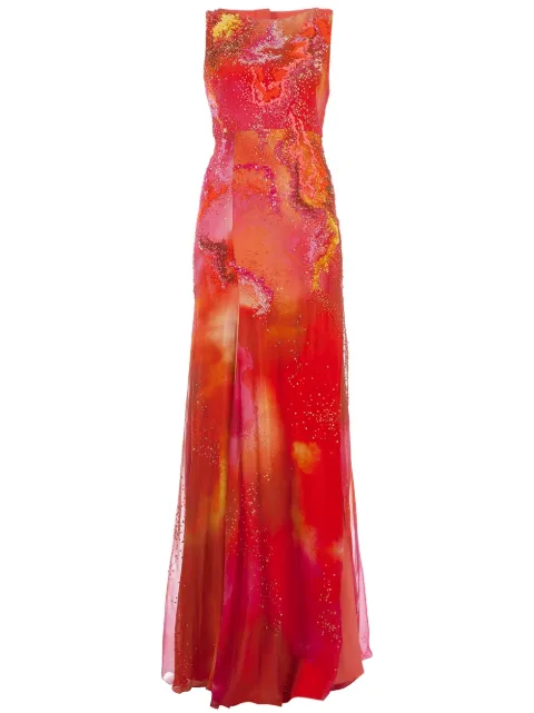 Matthew Williamson printed long dress
