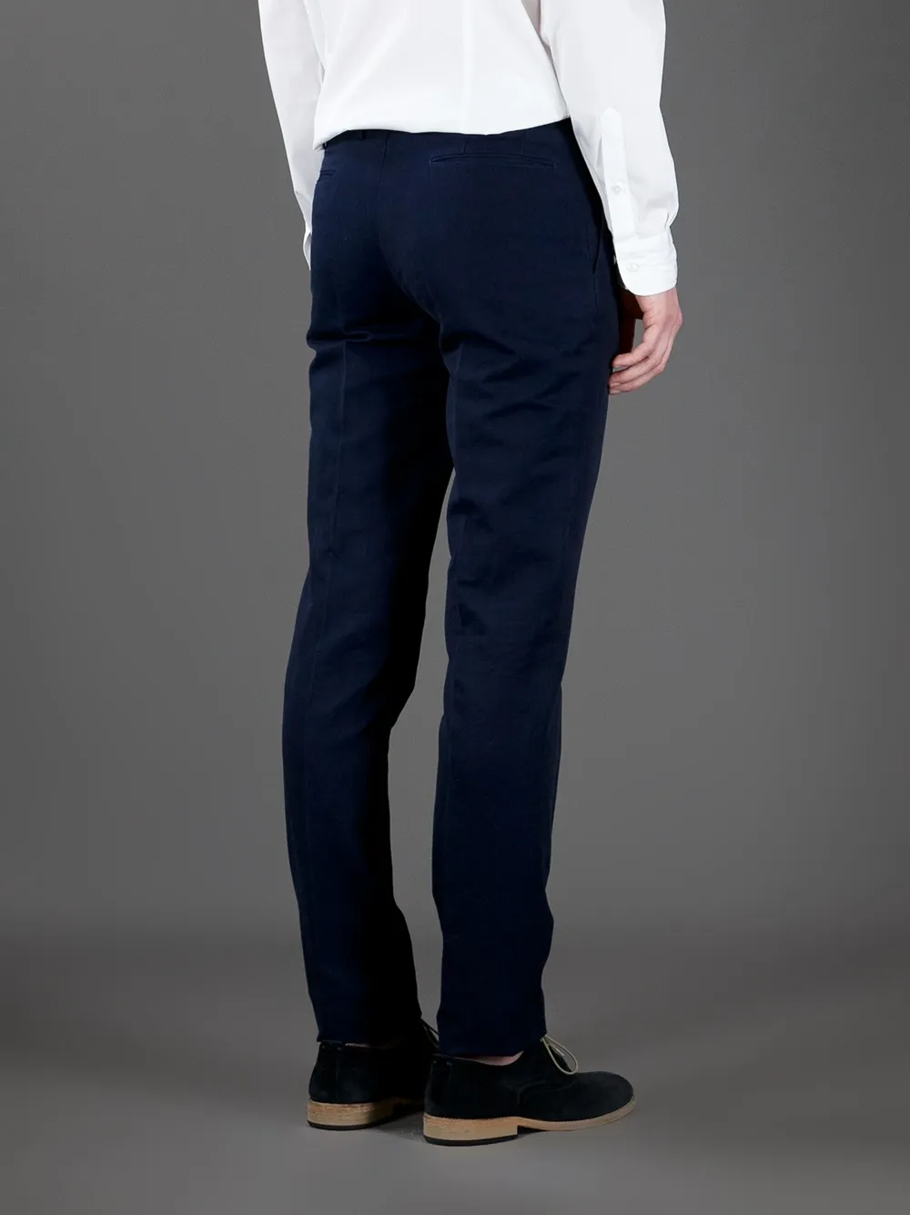 Incotex straight leg trouser Blauw