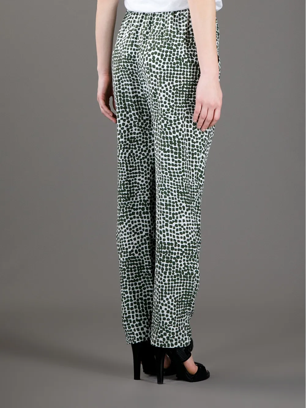Stella McCartney painted spot trouser Beige