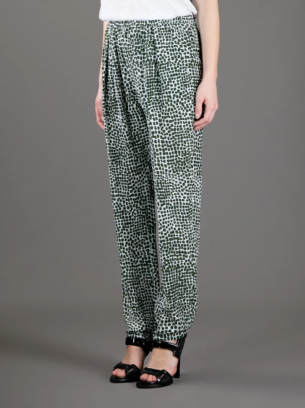 Stella McCartney painted spot trouser Beige
