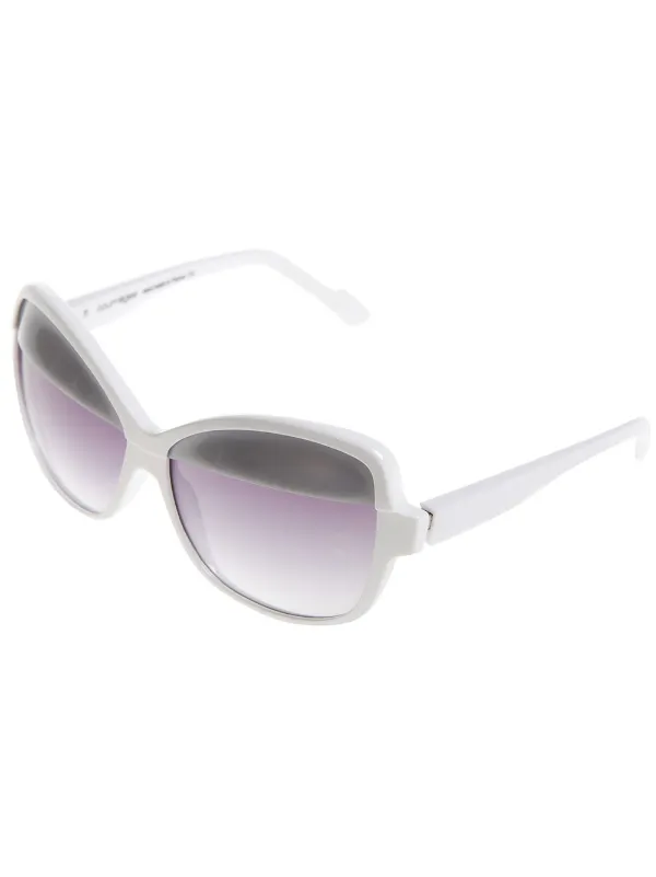 Courrèges bi-colour Sunglasses | White | FARFETCH CA