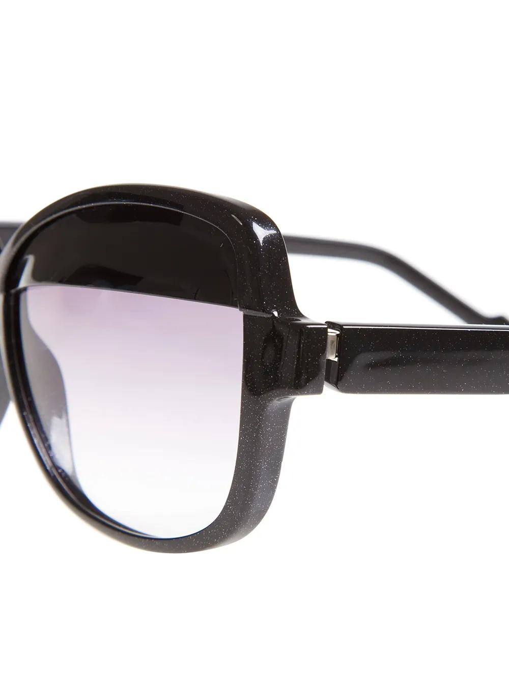Courrèges bi-colour sunglasses Zwart