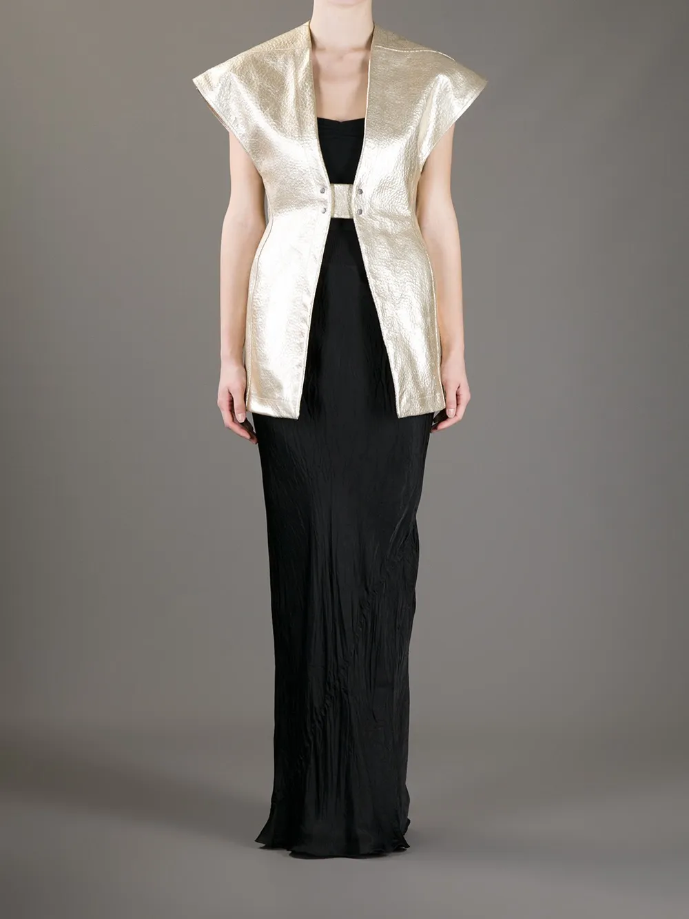 Rick Owens metallic leather jacket | Leather Jackets | Image 2