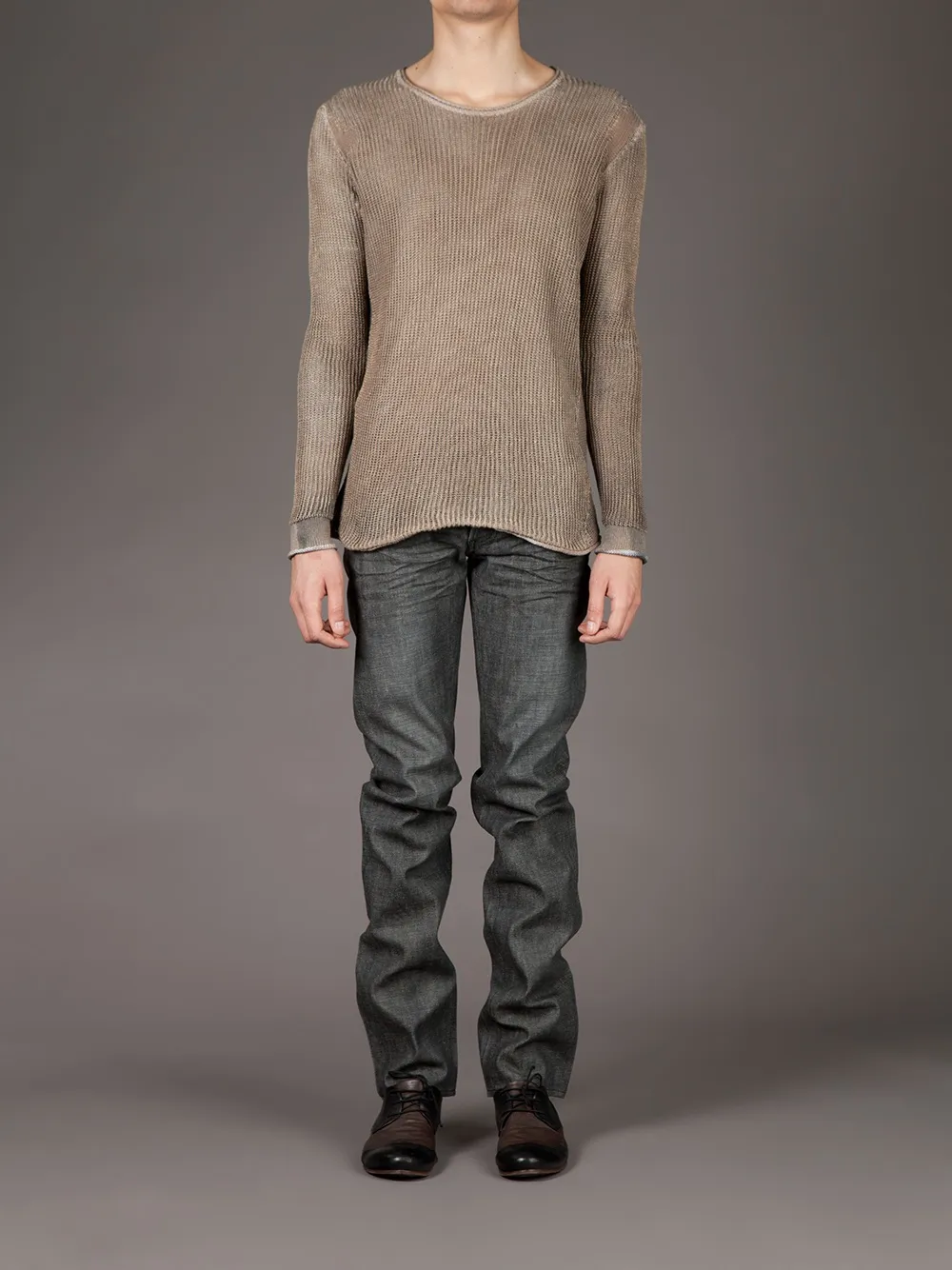 Prps regular five pocket jean - Grijs