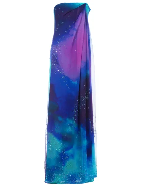 Matthew Williamson long tie-dye dress