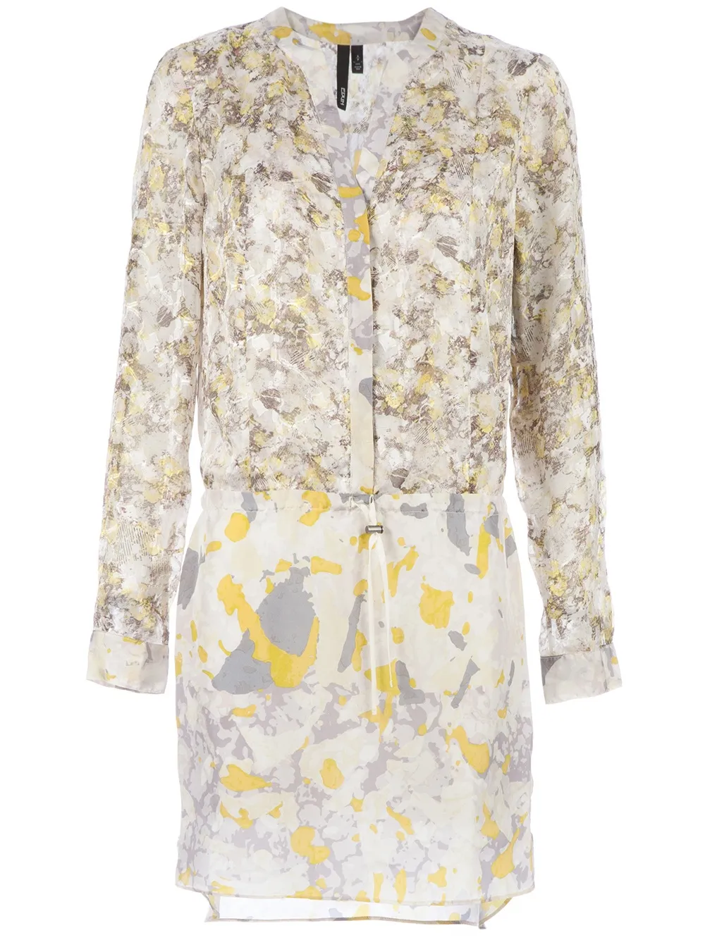 Edun Printed Shirt Dress In Multi