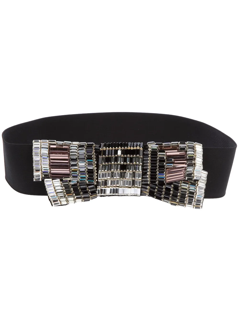 Lanvin beade bow headband | Black | Image 1