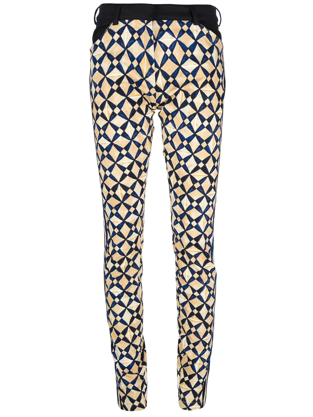 Balenciaga geometric print jeggings - Gelb