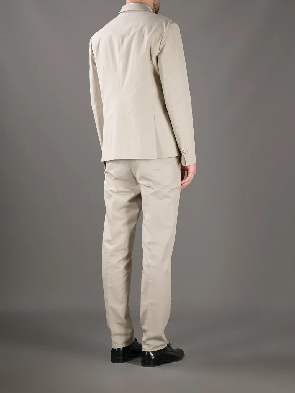 Neil Barrett two button suit Beige