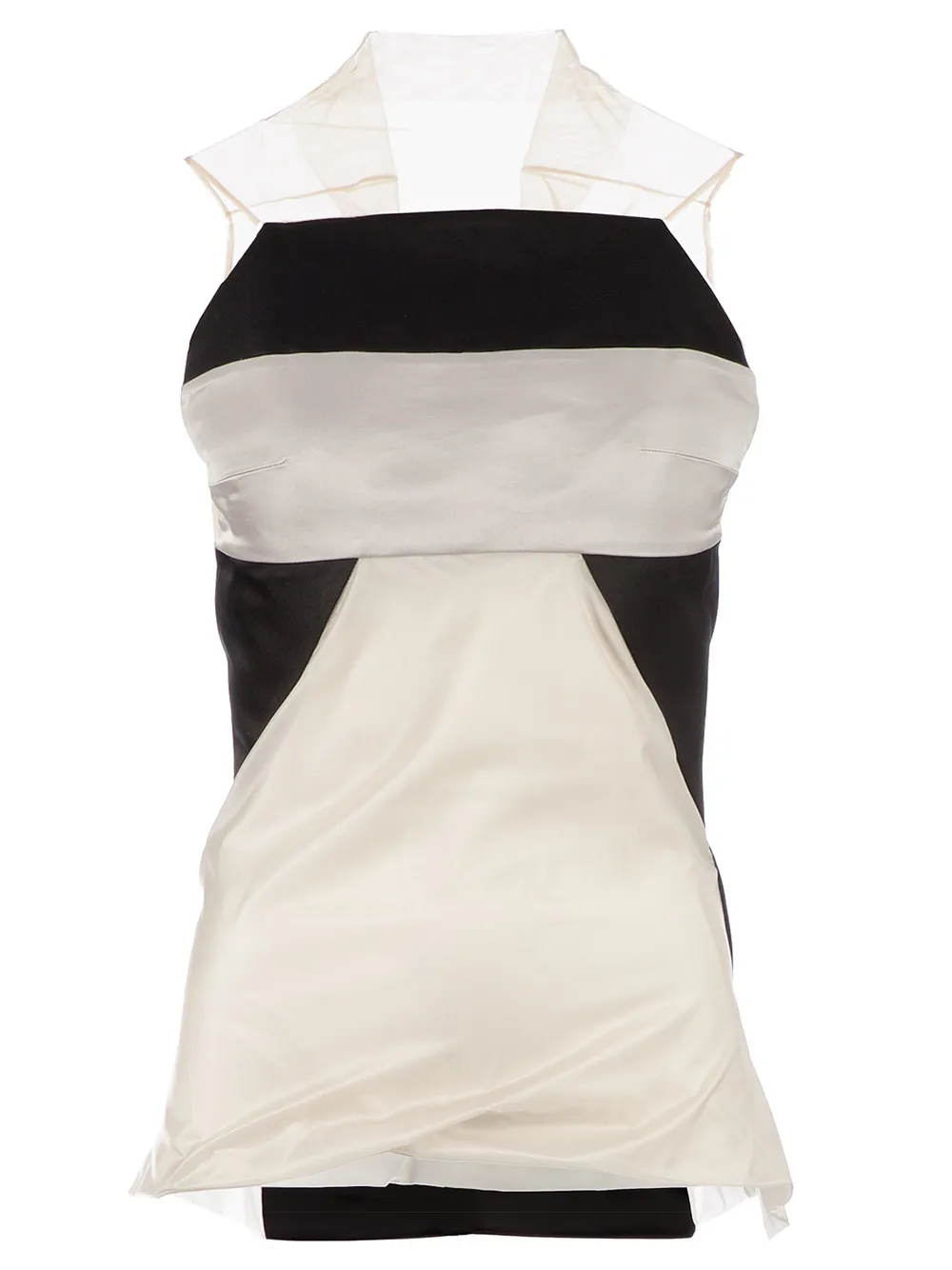 Rick Owens semi-sheer panel blouse | Grey | Image 1