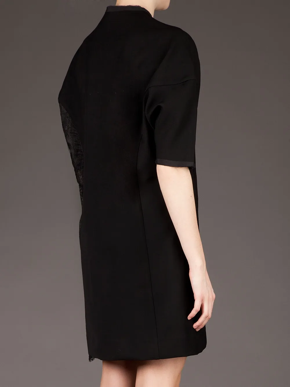 Sharon Wauchob Semi Sheer Boxy Dress In Black