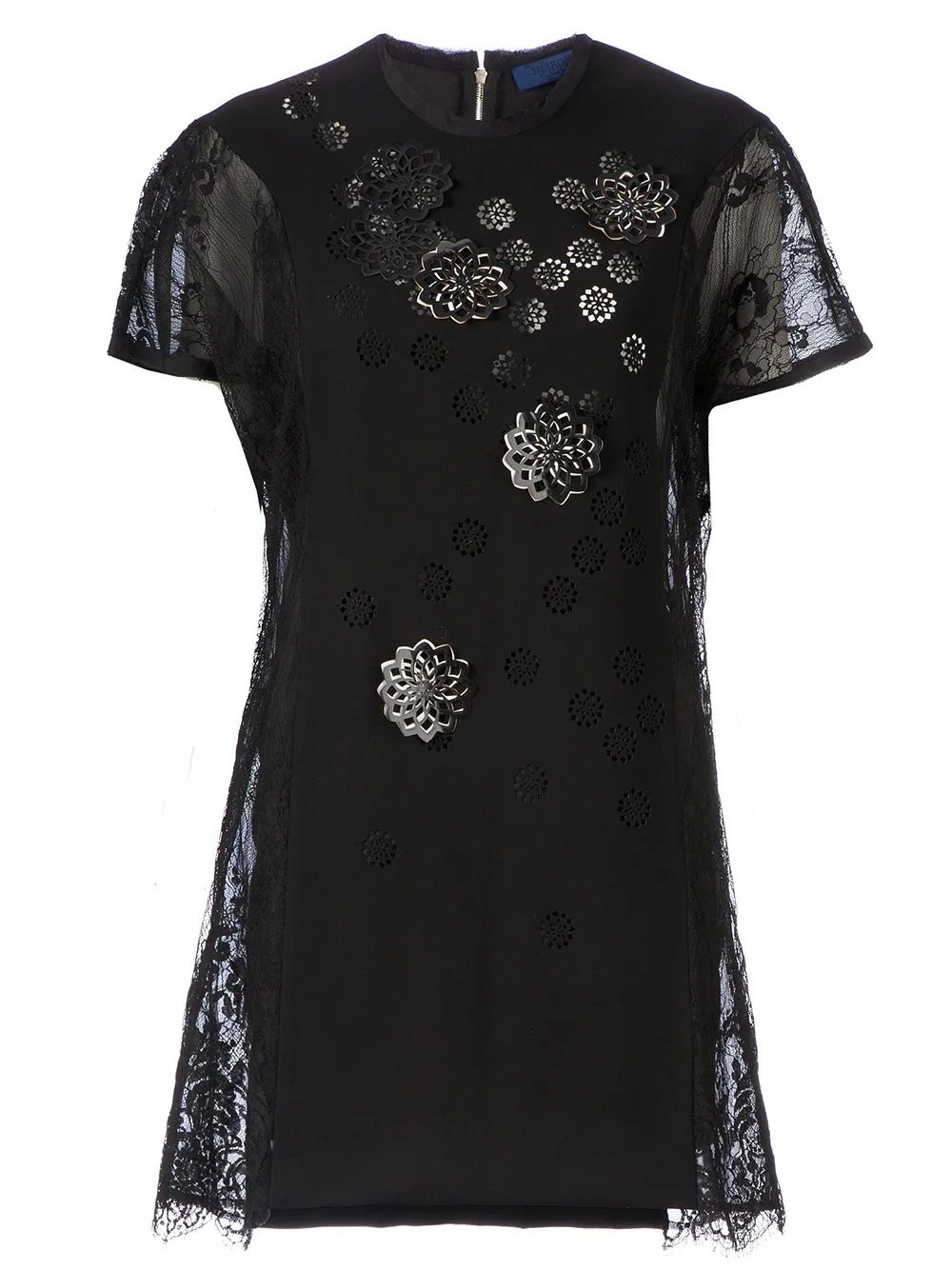 Sharon Wauchob Semi Sheer Shift Dress In Black