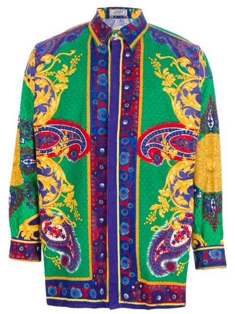 versace paisley shirt