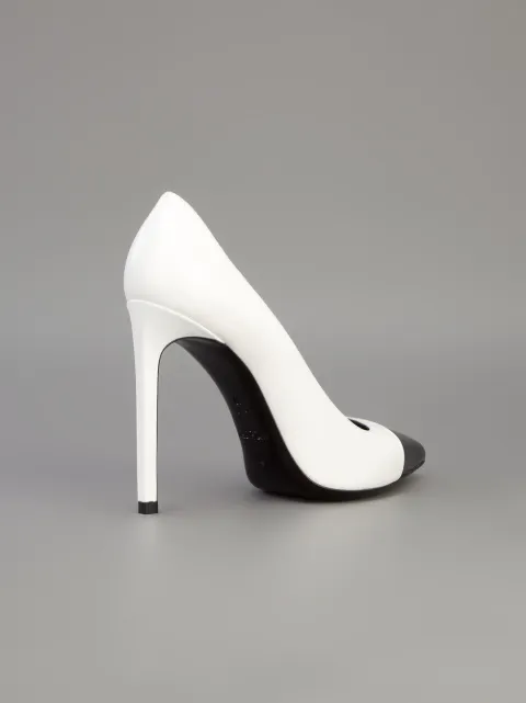 saint laurent logo pumps