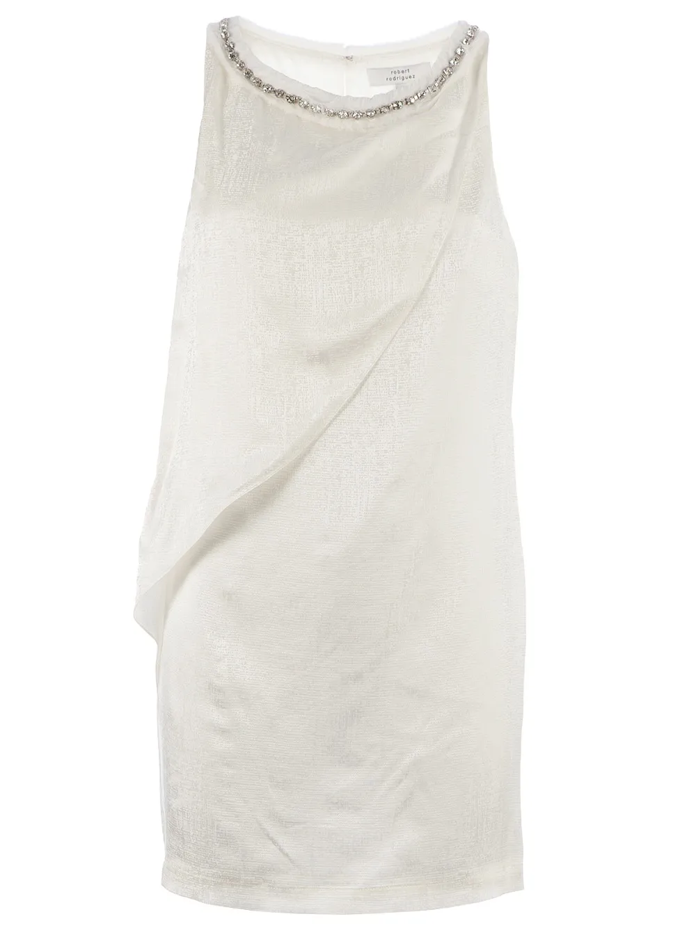 Robert Rodriguez Studio robe en soie | blanc | Image 1