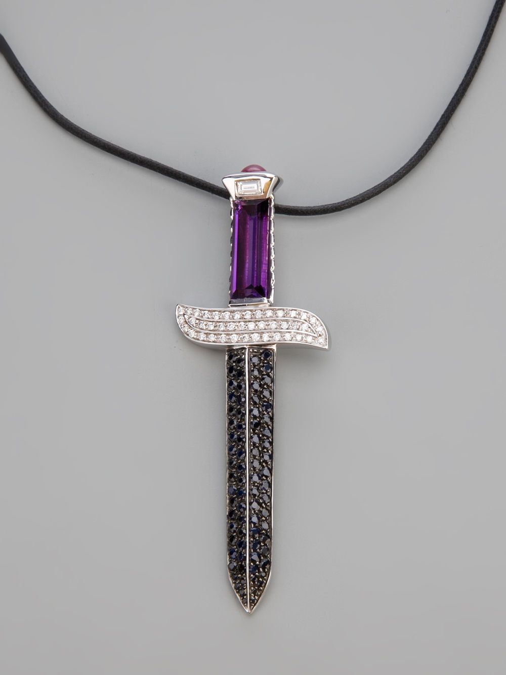 фото Gavello ожерелье с кулоном в форме меча